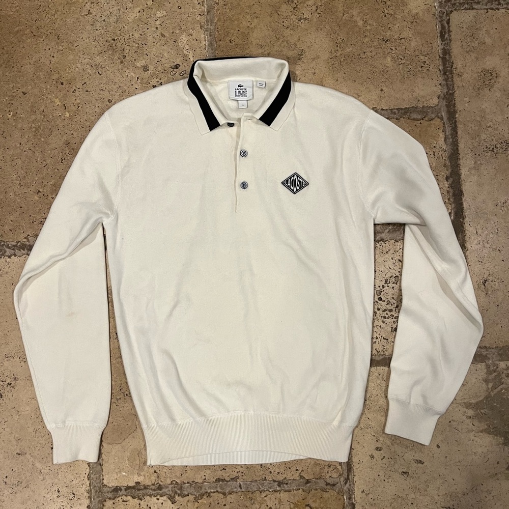 Lacoste long sleeve collared shirt